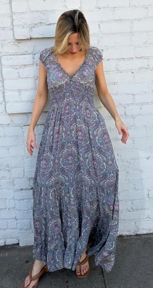 Beautiful Missander paisley print maxi dress - size S/M thumbnail 1
