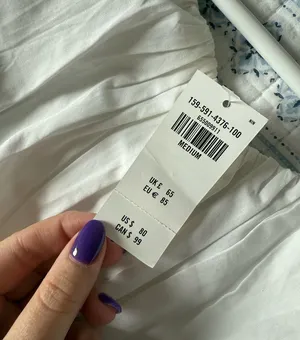 White Abercrombie Dress thumbnail 3