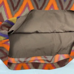 Banana Republic Womens Size 8 Dress‎ Orange Purple Western Chiffon Boho Peasant thumbnail 6