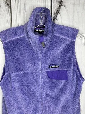 Patagonia Vest Womens Sz Small Re-tool Polartec Fleece Purple Hiking Gorp thumbnail 2