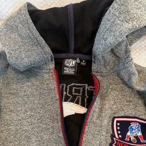 new nfl new england patriots full zip hoodie sweatshirt size small S thumbnail 3