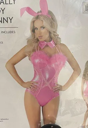 NEW Starline Legally Blonde Pink Bunny Costume Size Small thumbnail 3