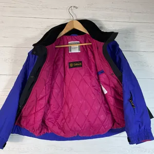 Vintage Slalom Sports Insulated Snow / Ski Jacket Women's Size 8 Waterproof thumbnail 5