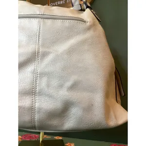 Marc New York Beige Faux Leather Shoulder Bag With Decorative‎ Braiding thumbnail 3