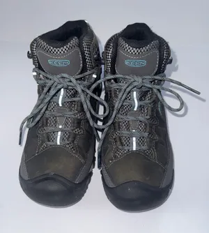 Keen Kids Gray and Black Trail Boots thumbnail 1