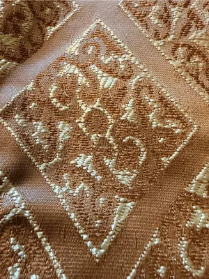 Gold Brocade Lace-Up Women's Corset Vest Top thumbnail 3