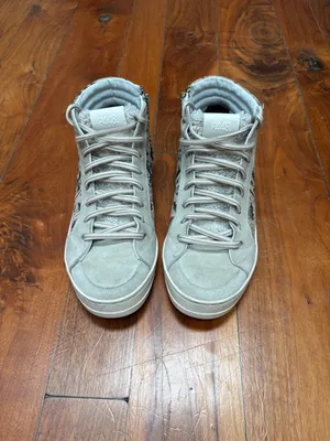 P448 Lila High Top Tapestry / Embroidered Sneakers 38 thumbnail 4