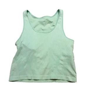 💚 Lululemon Ebb to Street Crop Tank Wild Mint Ice Green Size 12 💚‎ thumbnail 1