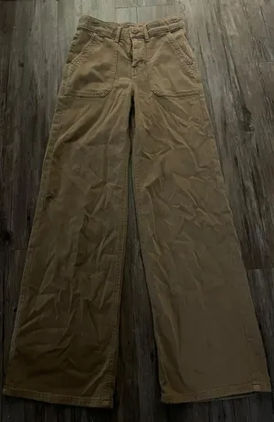 American Eagle Pants 000 Super High Rise Wide Leg Carpenter thumbnail 1