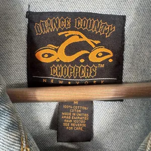 Orange County Choppers Denim Jacket Size Medium thumbnail 8