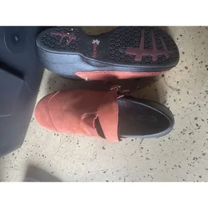 Rocky 4Eursole Sz 40 /10 Nurse Clogs Brick Red Nubuck RKYH042 thumbnail 10