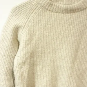 Quince Cream 100% Cashmere Mock Neck‎ Pullover Sweater Size Small thumbnail 2