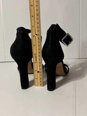 Vince Camuto Acelyn black leather high-heels women size 7 M thumbnail 5