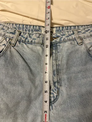 Rollas Original High Rise Straight Jeans - Distressed - Size Aussie 14 (US 10) thumbnail 13