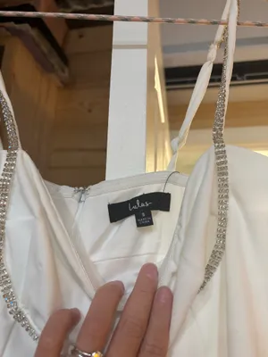 Lulus white midi dress thumbnail 4