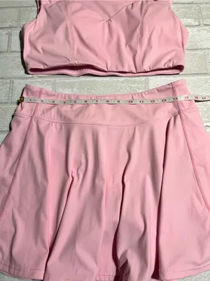 Women's Active Set Skorts and top light pink Size XL thumbnail 4
