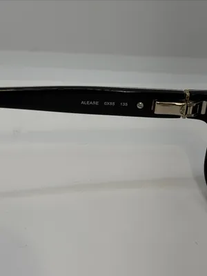 Kate Spade Eyeglasses Frames Only Alease 0X55 135 black white polkadot signature thumbnail 7