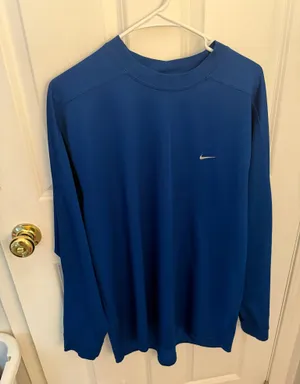 Dark Blue Nike Crewneck thumbnail 1