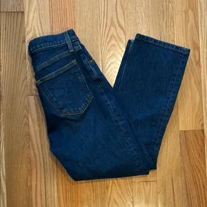Abercrombie & Fitch Dark Blue Straight Leg Jeans thumbnail 5