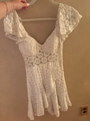 Angel Biba white dress thumbnail 1