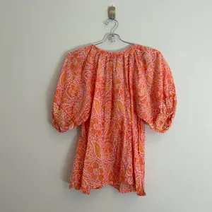 Cleobella Layla Blouse in Blossom Block Print size Small (S) thumbnail 6