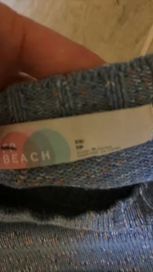 Free People matching Beach knit set Sz Xs thumbnail 3