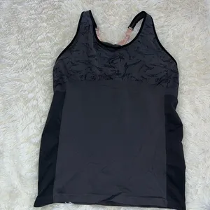 Tank Top Color Grey / Black Size XL EUC thumbnail 1