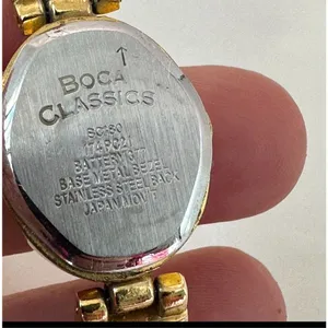 Boca Classics genuine diamond quartz watch Gold thumbnail 2