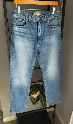 NWT Madewell The Low Slung Taper Jeans thumbnail 1