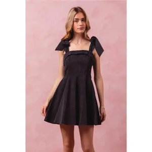 SO ME Fit and Flare Washed‎ Gameday Dress thumbnail 4