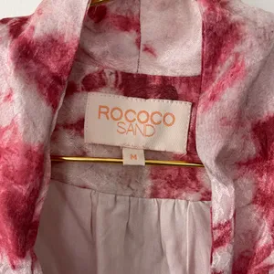 Rococo Sand Ava Rosewood Tie Dye Print Faux Wrap thumbnail 4