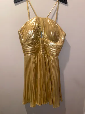 Gold Dress Size M thumbnail 2
