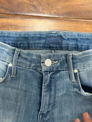 MOTHER Denim The Looker Ankle Fray thumbnail 2