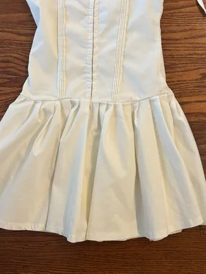 Pin Tuck Corset Bodice Mini Dress Size XS Spaghetti Straps thumbnail 4