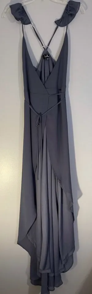 NWT Lulu’s Here’s to Us High-Low Wrap Dress thumbnail 1