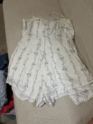 Francesca's Romper Floral thumbnail 3