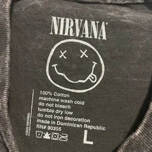 NIRVANA Black Tee with Vibrant Graphic Large thumbnail 3