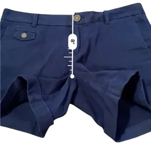 Banana Republic We Roll Up Mid Rise Shorts‎ in Comet Blue Sz 0 thumbnail 8