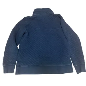 Patagonia‎ Quilted Snap Neck Pullover Sweatshirt Blue Pink Women's M thumbnail 2