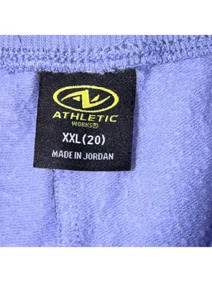 Athletic Works Women’s Lavender Fleece Jogger Sweatpants XXL Drawstring Stretch thumbnail 4