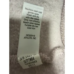 Athleta Funnel Neck Sweatshirt Faint‎ Pink Women's Size Medium thumbnail 11