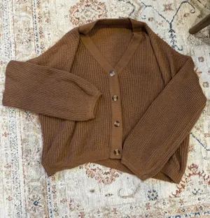 Shein Brown Cardigan thumbnail 1