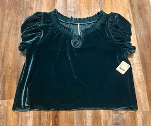 Free People Velvet Top  thumbnail 1