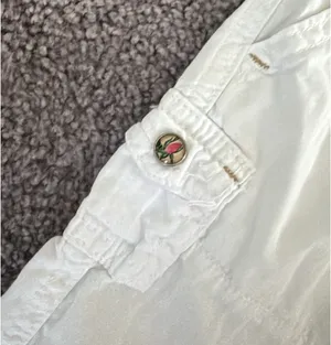 Y2K White Capris thumbnail 8