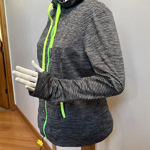 Lukka zip front jacket with neon accents and thumb opening sleeve thumbnail 3
