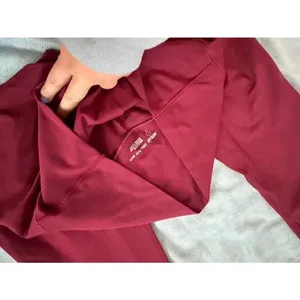 American Eagle Women's Aerie Leggings large Burgundy thumbnail 2