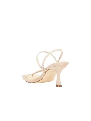 Steve Madden Locke Sandals in Taupe Raffia Tan 7.5 with box Womens high heels thumbnail 3