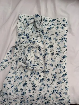 Floral Wrap skirt Blue Size none thumbnail 2