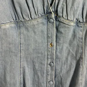 REFORMATION Sebastien Denim Midi Dress in Savannah Size US 6 NWT thumbnail 10