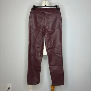 Edgely- Purple High Rise Straight Leg Pants thumbnail 2